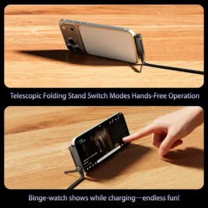 Cabo USB-C para USB-C de 240W com Suporte Dobrável e Carga Rápida de 1.5m - Imagem 11