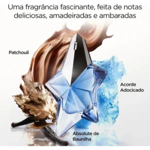 Creme Corporal Perfumado Hidratante de Nutrição Profunda que Combate o Ressecamento com Manteiga de Karité, Mugler Angel, 200ml - Imagem 3
