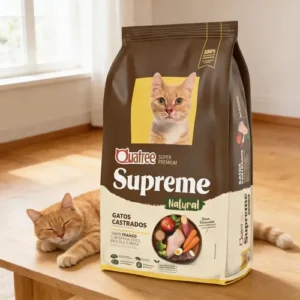 Ração Quatree Supreme Gatos Castrados Frango 10.1kg - Imagem 7