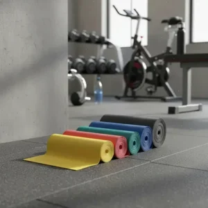 Kit Faixas Elásticas 5 Intensidades Fisioterapia academia reabilitação - Imagem 6