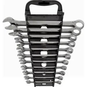 Jogo De Chave Boca E Estrela Combinada 12 Pçs Aço 6 22 Mm Cromada IF-12 The Black Tools - Imagem 9