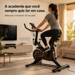 Bicicleta Ergométrica Spinning ITS Fitness Q5 com Roda de Inércia 8 kg e 6 Níveis de Resistência - Imagem 6