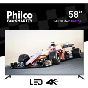 Smart Tv Philco 58 P58vik 4k Uhd Led Roku Dolby Audio Wi-fi Hdr10 110/220v - Imagem 2