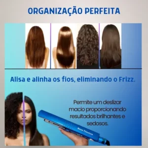 Kit Secador + Escova Secadora Modeladora + Chapinha - Imagem 2