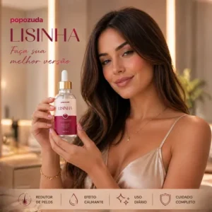 Lisinha Sérum Popozuda Pós Depilação Pele Macia Pelos Finos - Imagem 5