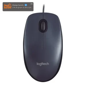 Mouse c/ fio Logitech M90 Preto - Imagem 1