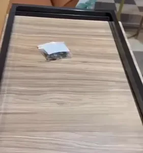 Escrivaninha Industrial 110cm Mesa Estudo Aparador Pés Aço - Imagem 3