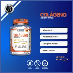 Colágeno Verisol 120 Cáps Com Ácido Hialurônico - Profit Sabor Sem sabor - Imagem 4