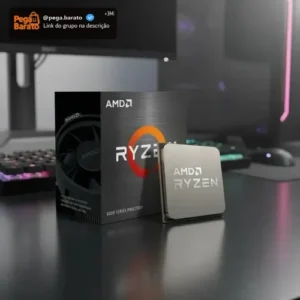 Processador AMD Ryzen 5 5500 3.6GHz 4.2GHz Max Turbo Cache 16MB AM4 SEM COOLER - Imagem 1