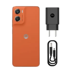 Smartphone Motorola Moto G06 - 128gb 12gb (4gb Ram + 8gb Ram Boost) E Camera 50mp Com Ai Bateria De 5200 Mah Tela 6.9 - Laranja - Imagem 5