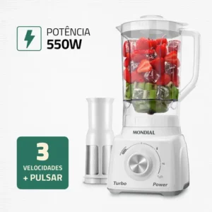 Liquidificador Turbo Power Mondial 550W L-99 WG - Imagem 3