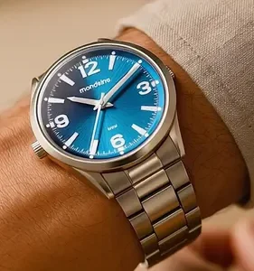 Relógio Mondaine Masculino Analógico Azul - Imagem 2