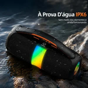 Caixa De Som 200w Bluetooth Graves Potentes Bass Boost Alto - Imagem 5