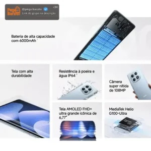 Celular Xiaomi Redmi Note 15 256gb 8gb Ram Dual Sim + Fone - Imagem 13