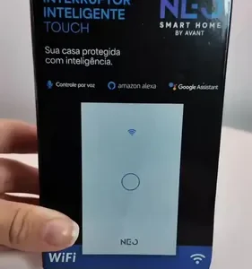 Interruptor Inteligente Smart Wi-fi 2.4 GHz Alexa google 2 Botões 4x2 Bivolt Branco Cod: 291990374 Neo Avant - Imagem 2