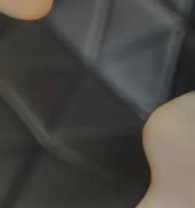 Cadeira Escritório Secretária Estofado Couro Sintético Cor Preto - Imagem 2