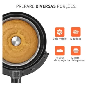 Fritadeira Sem Óleo Air Fryer 3,5L Mondial 1500W AF-31 - Imagem 4