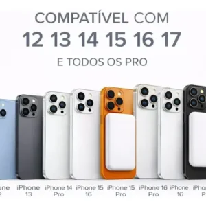 Carregador Por Indução 10000mah Magnético Para Iphone - Imagem 5