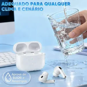 Fone de Ouvido Bluetooth 5.3 Tws Sem Fio com Microfone HD Anti Ruido A Prova D'água Compatível iPhone Samsung Xiaomi Motorola Redmi Android iOs Para Esporte Academia Trabalho Game H'maston Pro - Imagem 8