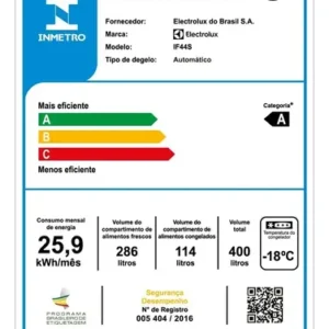 Geladeira Electrolux Frost Free 400l Inverter Inox (if44s) Cinza - Imagem 8