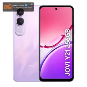 Smartphone Jovi Y21 256GB 8GB (4+4GB RAM expansível) Câmera 50mp Bateria 6500mah - Lilás - Imagem 1