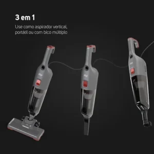 Aspirador De Pó Vertical Wap Power Speed Max 1600w - Imagem 3