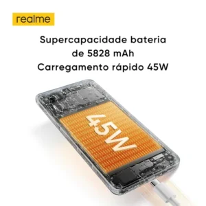 Smartphone Celular Realme C75 5g 256gb 8gb Ram Dourado Dual Sim Ultrarresistência À Água Ip69 Mediatek Dimensity 6300 - Imagem 7