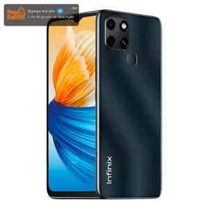 Smartphone Infinix Smart 6 64 Gb Dual Chip 2gb Ram - Preto (Novo com caixa aberta) - Imagem 1