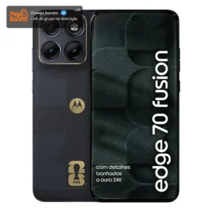 Smartphone Motorola Edge 70 Fusion 5g Fifa World Cup Collection - 256gb 24gb (8gb Ram + 16gb Ram Boost), Camera 50mp Sony Lytia 710, Tela 1.5k Extreme Amoled - Grafite - Imagem 1