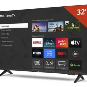 Smart Tv Aoc Dled 32 Pole Wi-fi Roku Tv Quadcore 32s5155/78g - Imagem 6