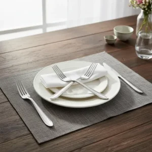 Kit 48 Garfo E Faca Em Inox Talheres De Mesa Buffet Cozinha - Imagem 3