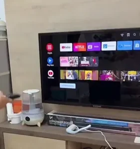 Smart TV AIWA 43” Android Full HD Borda Ultrafina HDR10 Dolby Áudio AWS-TV-43-BL-02-A - Imagem 2
