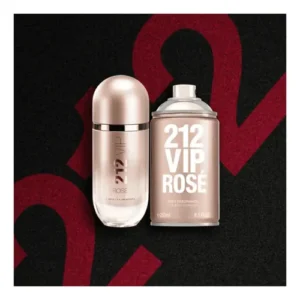 Body Spray Carolina Herrera 212 Vip Rosé Feminino 250ml - Body Splash de longa fixação - Imagem 3