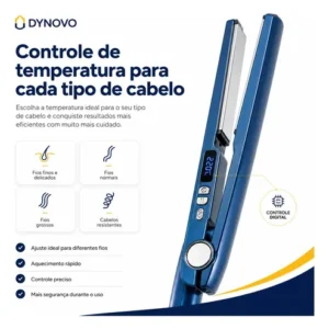 Chapinha Nano Titanium Profissional Prancha Bivolt - Imagem 5