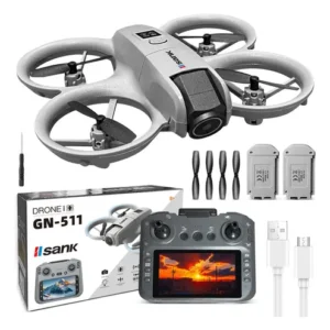 Drone Profissional L28s Pro Max Battery Motor Brushless Câmera Hd Para Fotografia Aérea, Voltar Auto + Siga-me Com 2 1800mah Baterias Controle Com Tela,drone 2.4ghz 5g Cinza - Imagem 9