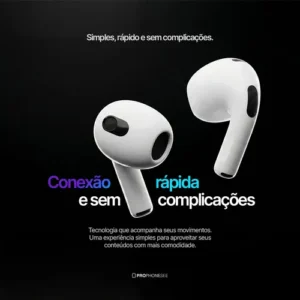 Fone Ouvido Bluetooth 5.4 Sem Fio Estojo De Carregamento Anti Ruido A Prova Dagua Compatível Com Ios Samsung Galaxy Android Tws Wireless Air Premium Microfone Touch Marca Pro Phone See - Imagem 4