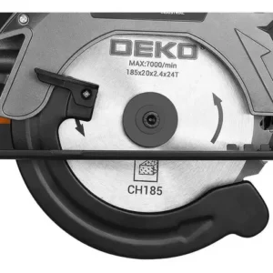 Serra Circular Deko 1600W 220V 185mm Laser Cortes Precisos Madeira - Imagem 3