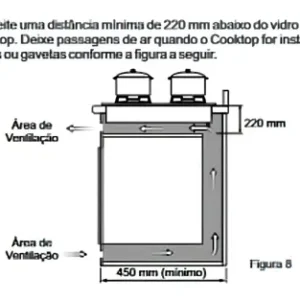Cooktop Itatiaia Electra Plus 5 Bocas Mesa Vidro Preto Bivol - Imagem 10
