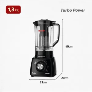 Liquidificador Turbo Power Mondial 550W - L-99 FB - Imagem 9