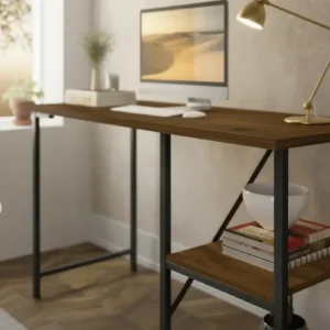 Escrivaninha Mesa Office Estilo Industrial 1.10 M Klm Store - Imagem 6