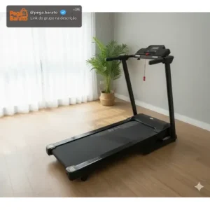 Esteira Elétrica Ergométrica Bivolt Ginastica Wct Fitness Cor Preto - Imagem 1