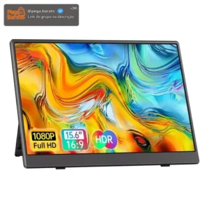 Monitor Portátil 15.6'' Tela Externa Hdr Ips 1080p Ultrafino - Imagem 1