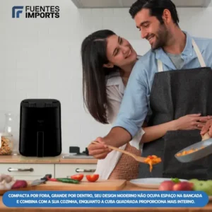 Fritadeira Air Fryer Elgin Facilita Fry 3,5l Potência 1400w Cor Preto - Imagem 3