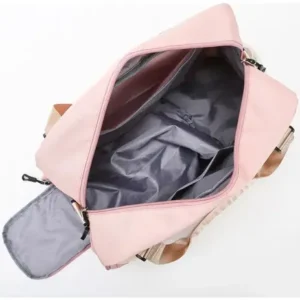 Bolsa Mala De Mão 10kg Feminina De Bordo Viagem Grande Cor Rosa - Imagem 8