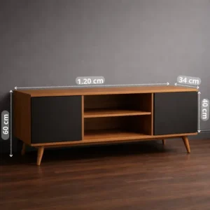 Rack Estante Industrial Mdp 120x60 Com Espaço Pra Decoração - Imagem 3