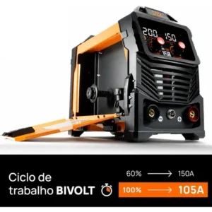 Máquina de Solda Multiprocesso MIG Flex 150a Pró Euro Bivolt MIG sem gás MMA TIG - Imagem 5