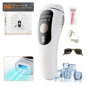 Depilador A Laser Luz Pulsada IPL Basike Sensacao Gelo Indolor Depilacao Definitiva 1 Milhao Disparos 9 Niveis Rosto Corpo aparelho depilacao feminino depilação a laser laser depilacao depilacao intim - Imagem 1