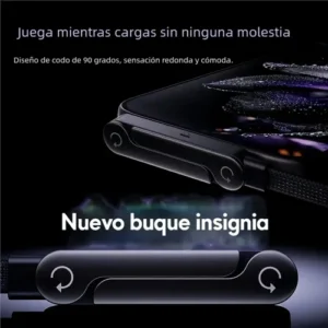 Cabo USB-C para USB-C de 240W com Suporte Dobrável e Carga Rápida de 1.5m - Imagem 6