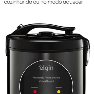 Elgin Visio Glass Panela De Arroz Elétrica 5 Xícaras 400w - Imagem 7