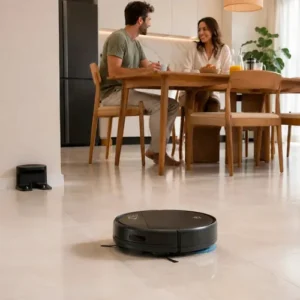 Robô aspirador Positivo Casa Inteligente PRA90 preto - Imagem 9